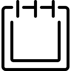 Notes Calendar Icon from Ultimate Light Set