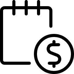 Notes Cash Icon from Ultimate Light Set