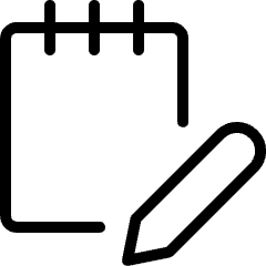 Notes Edit Icon from Ultimate Light Set