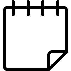 Notes Flip Icon from Ultimate Light Set