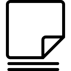 Notes List Icon from Ultimate Light Set