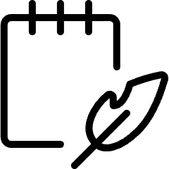 Notes Quill Icon from Ultimate Light Set