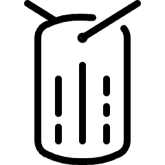 Army Dog Tag 1 Icon from Ultimate Light Set