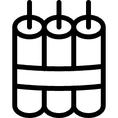 Bomb Explosive Belt Icon from Ultimate Light Set