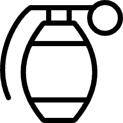 Bomb Grenade Icon from Ultimate Light Set