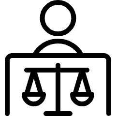 Legal Judge Balance Icon from Ultimate Light Set