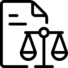 Legal Scale Document Icon from Ultimate Light Set