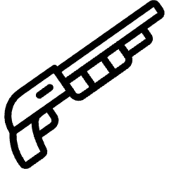 Modern Weapon Shotgun Icon from Ultimate Light Set