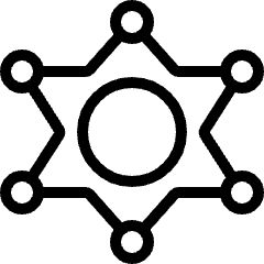 Police Badge Icon from Ultimate Light Set