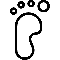 Police Footstep Icon from Ultimate Light Set