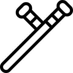Police Nightstick Icon from Ultimate Light Set