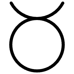 Astrology Taurus Icon from Ultimate Light Set