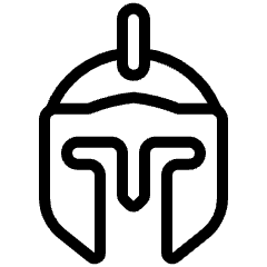 History Spartan Mask Icon from Ultimate Light Set