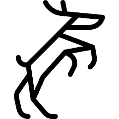 Primitive Symbols Animal Icon from Ultimate Light Set