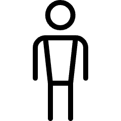 Primitive Symbols Man 1 Icon from Ultimate Light Set