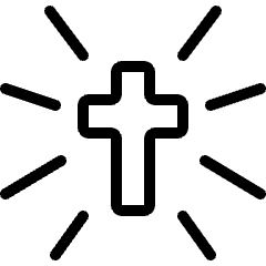 Religion Cross Icon from Ultimate Light Set