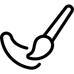 Color Brush Paint Icon from Ultimate Light Set