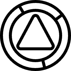 Color Triangle Icon from Ultimate Light Set