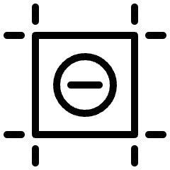 Artboard Subtract Icon from Ultimate Light Set