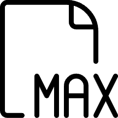 Design File Max 1 Icon from Ultimate Light Set