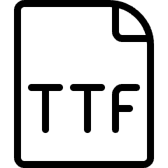 Design File Ttf Icon from Ultimate Light Set