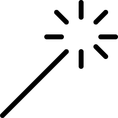 Design Tool Selection Wand Icon from Ultimate Light Set