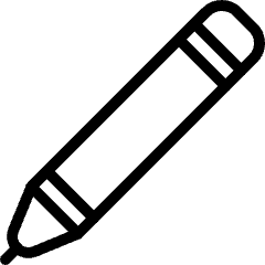 Graphic Tablet Drawing Pen Icon from Ultimate Light Set