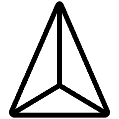 Shape Pyramid  Icon from Ultimate Light Set