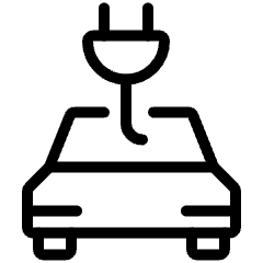 Clean Car Cable Charge Icon from Ultimate Light Set