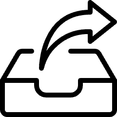 Drawer Send Icon from Ultimate Light Set