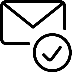 Email Action Check Icon from Ultimate Light Set