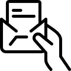 Read Email Hand Icon from Ultimate Light Set