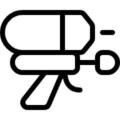 Party Water Gun Icon from Ultimate Light Set