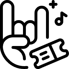 Ticket Concert Icon from Ultimate Light Set