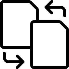 Common File Rotate Icon from Ultimate Light Set