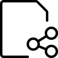 Common File Share Icon from Ultimate Light Set