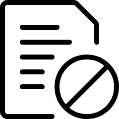 Common File Text Disable Icon from Ultimate Light Set