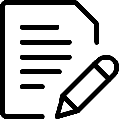 Common File Text Edit Icon from Ultimate Light Set