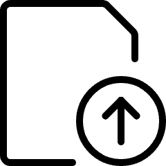 Common File Upload Icon from Ultimate Light Set
