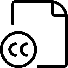 File Copyright Cc Icon from Ultimate Light Set