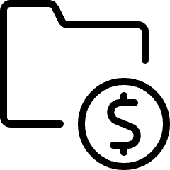 Folder Cash Icon from Ultimate Light Set
