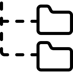 Folder Connect Icon from Ultimate Light Set