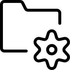 Folder Settings Icon from Ultimate Light Set