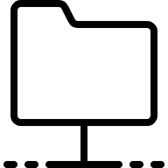 Folder Stand Icon from Ultimate Light Set
