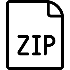 Zip File 1 Icon from Ultimate Light Set