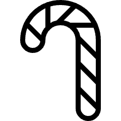 Cake Sugar Cane Icon from Ultimate Light Set