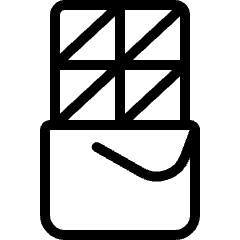 Chocolate Bar Icon from Ultimate Light Set