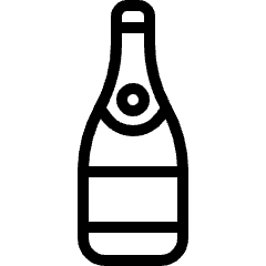 Champagne Bottle Icon from Ultimate Light Set