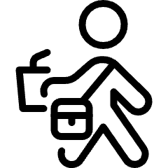 Coffee Delivery Icon from Ultimate Light Set