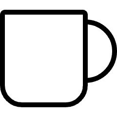 Coffee Mug Icon from Ultimate Light Set